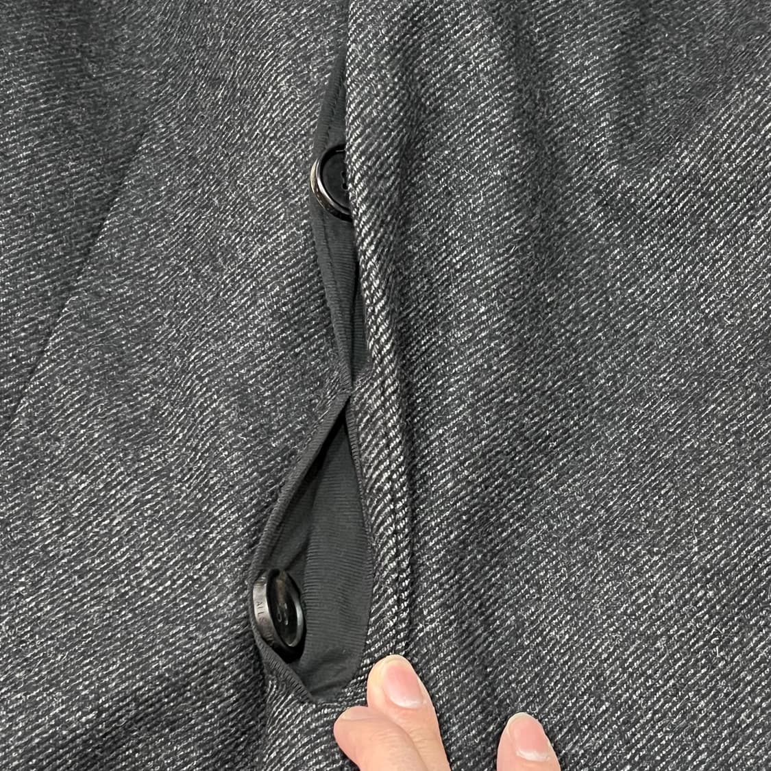  올세인츠 히든 버튼 코트 y14918 상품이미지4