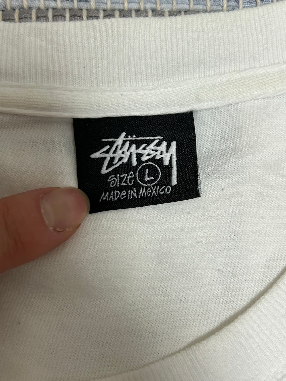 Stussy Flames T-Shirt White (size L) 상품이미지5