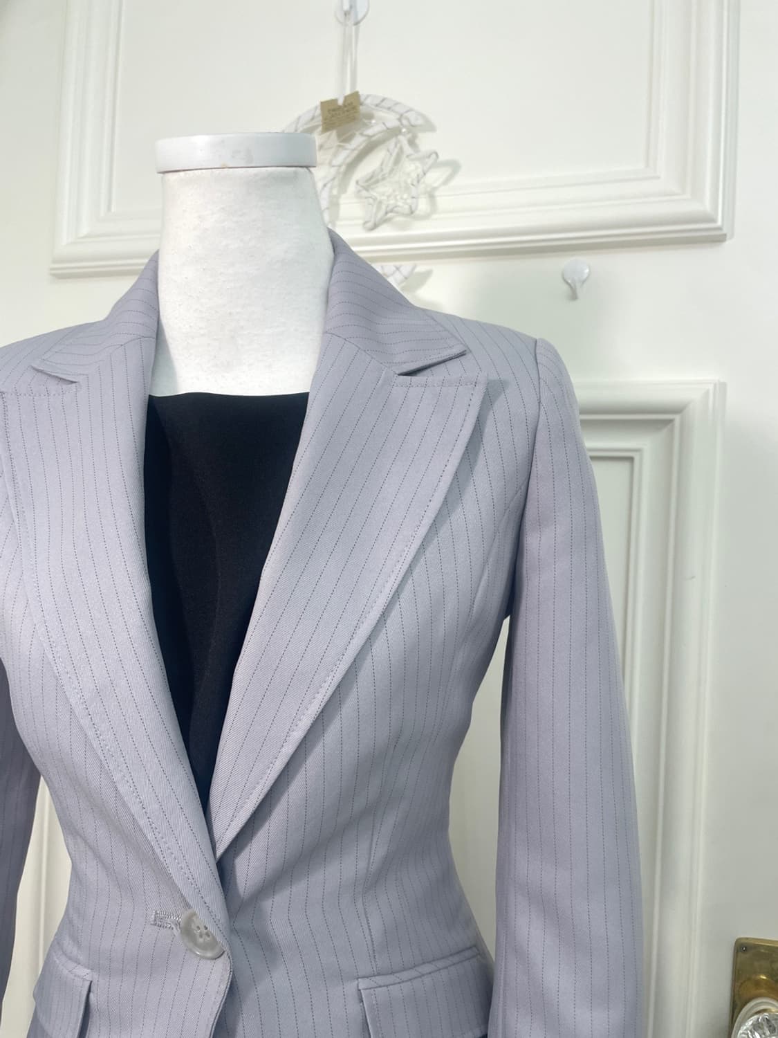 bluegray stripe basic line jacket 상품이미지6