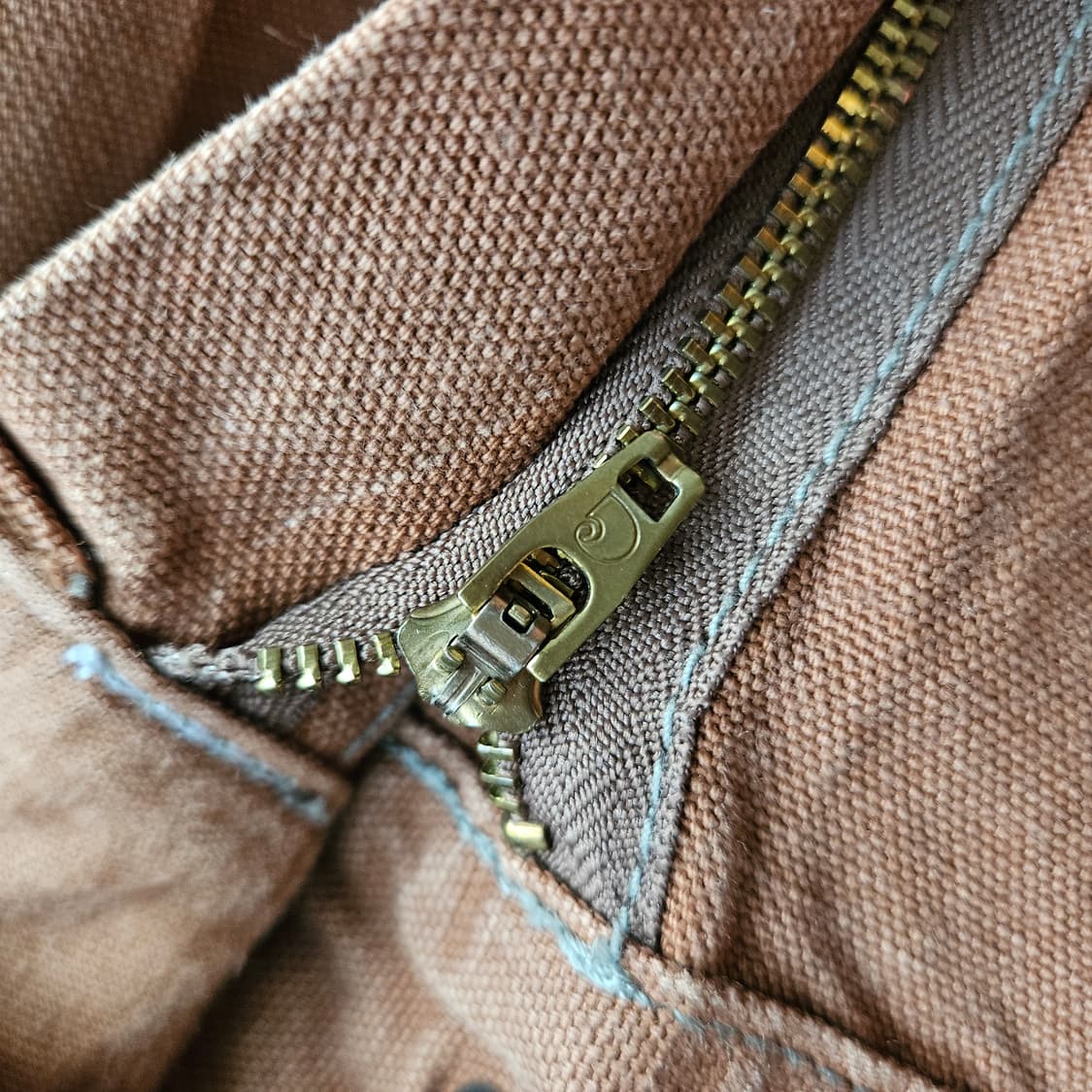 [희귀] 칼하트 x 에드윈 하트 로고 복각 팬츠 (소가죽 서스펜더) 상품이미지7