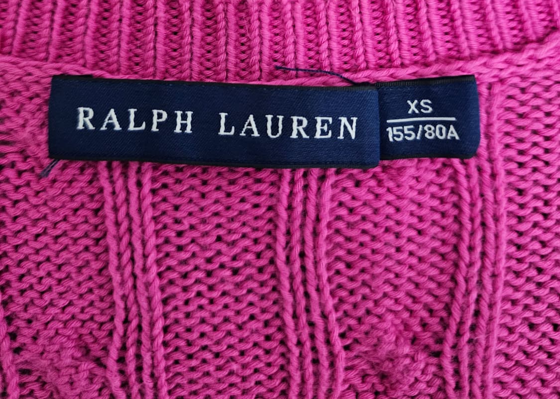 폴로 랄프로렌 핑크 케이블 니트 XS 55 상품이미지3