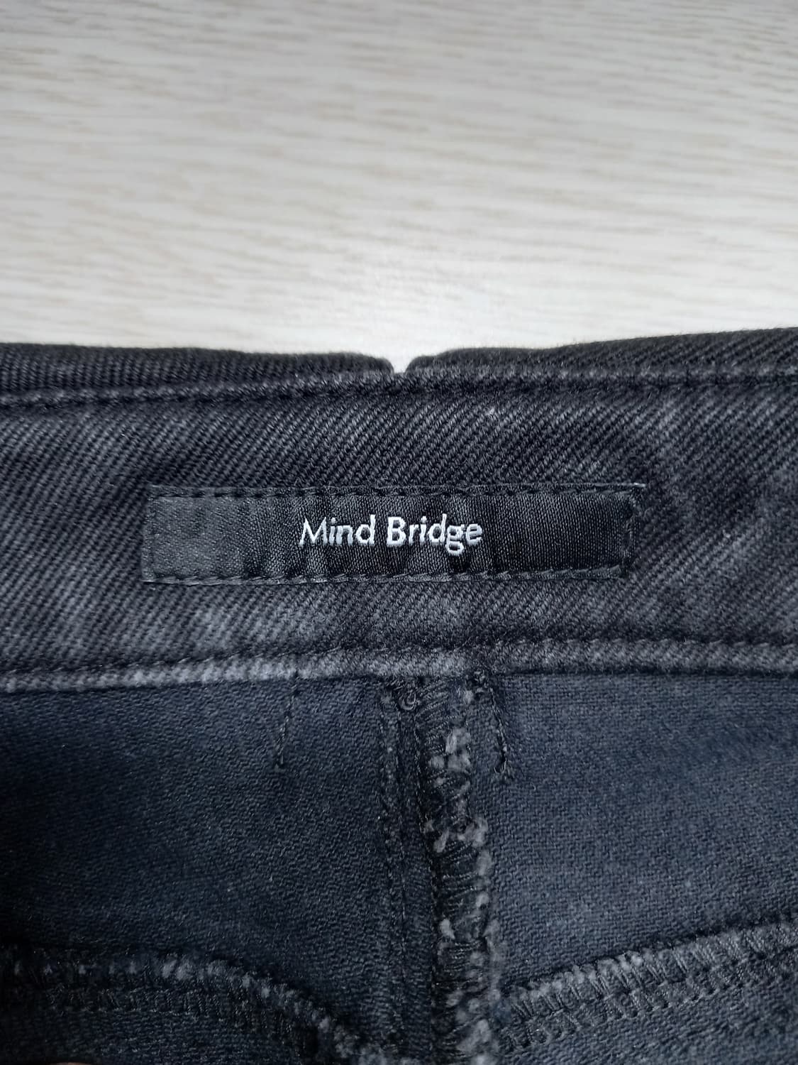 28 MindBridge  스판 테이퍼드진 블랙 28-876 상품이미지8