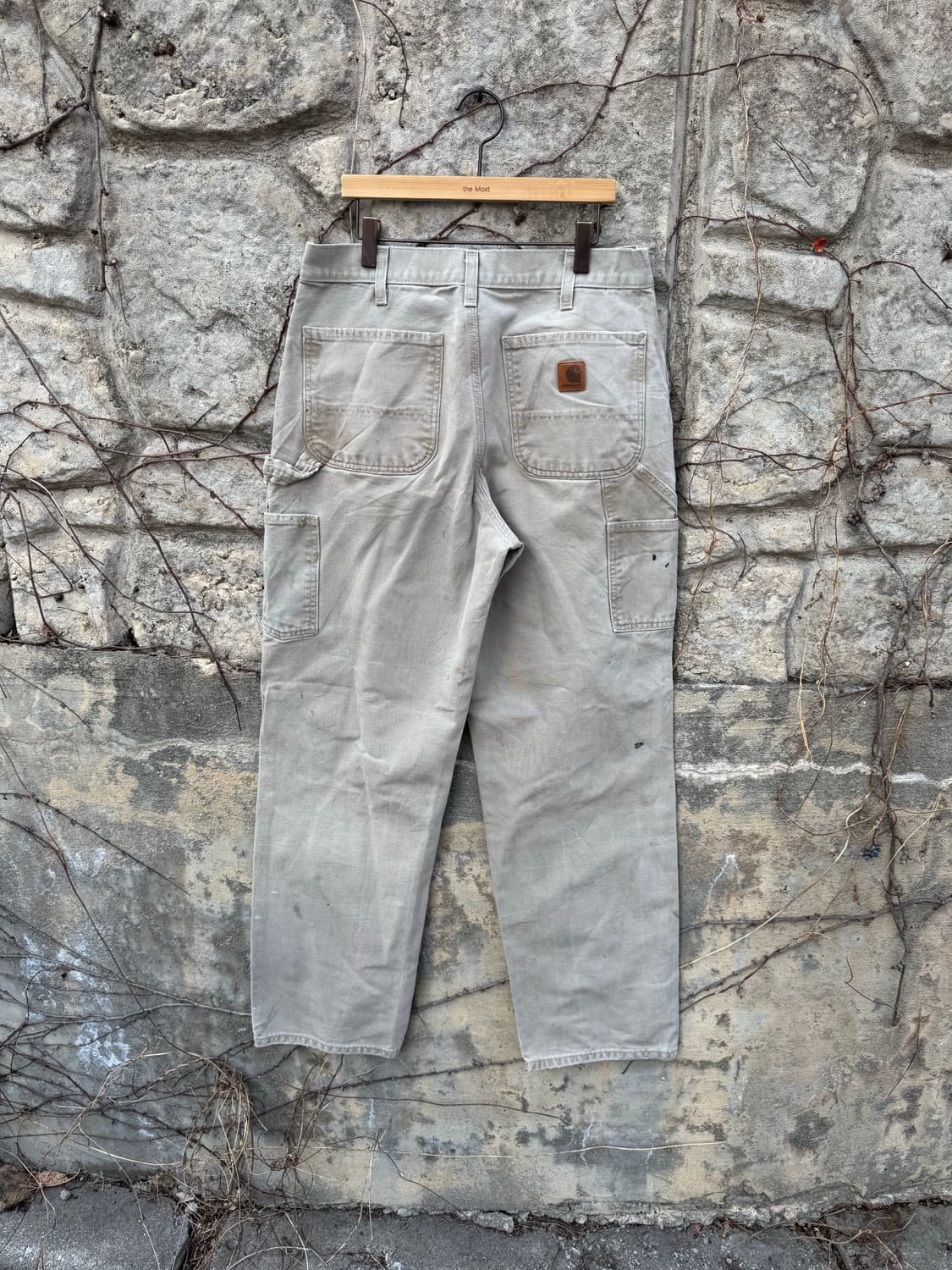 칼하트 빈티지 b11 des 하드페이딩 싱글니 카펜터 워크 팬츠 상품이미지2