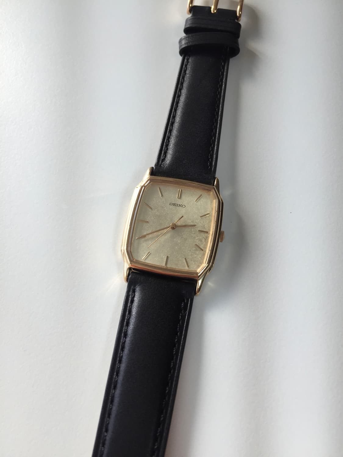 90s seiko square gold quartz 상품이미지9