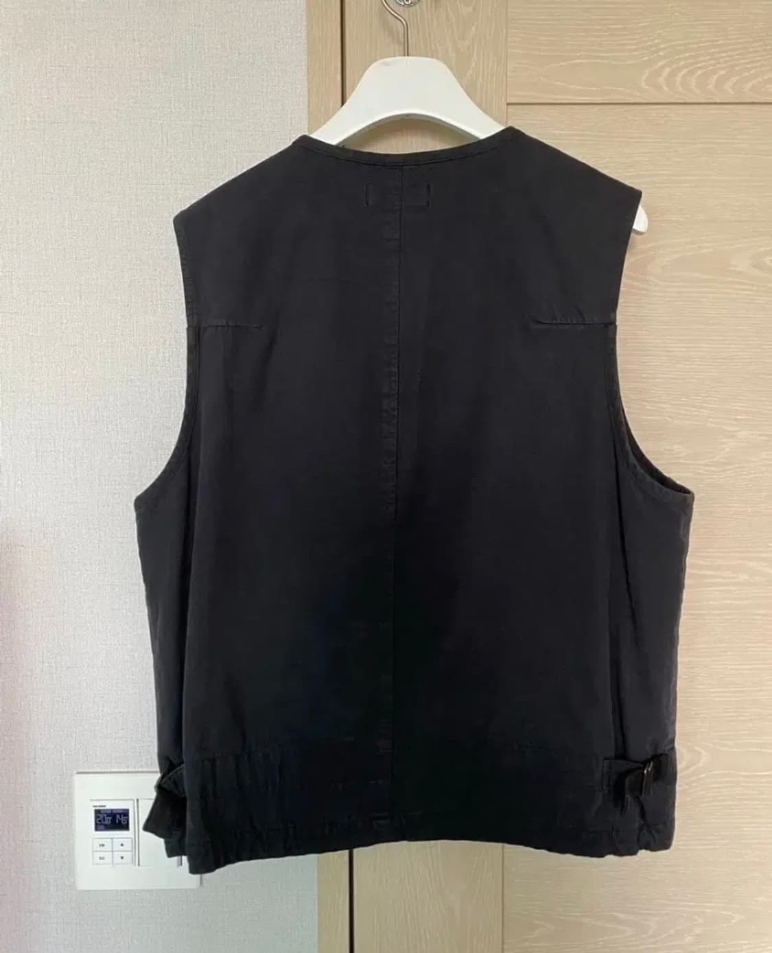 [2] 폴리테루 코튼 베스트 다이드 다크 네이비 상품이미지9