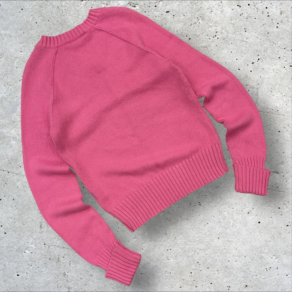 [M] 폴로 랄프로렌 핑크 브이넥 코튼 니트 C549 상품이미지2