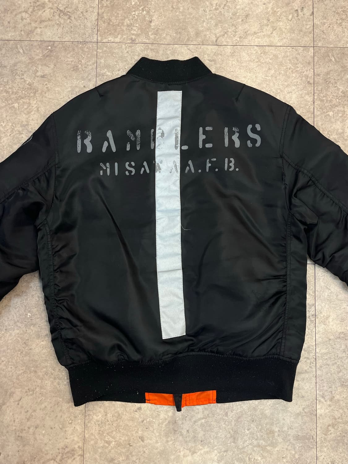 아스페시 ma1 항공점퍼 블랙 L #csz2481 상품이미지5