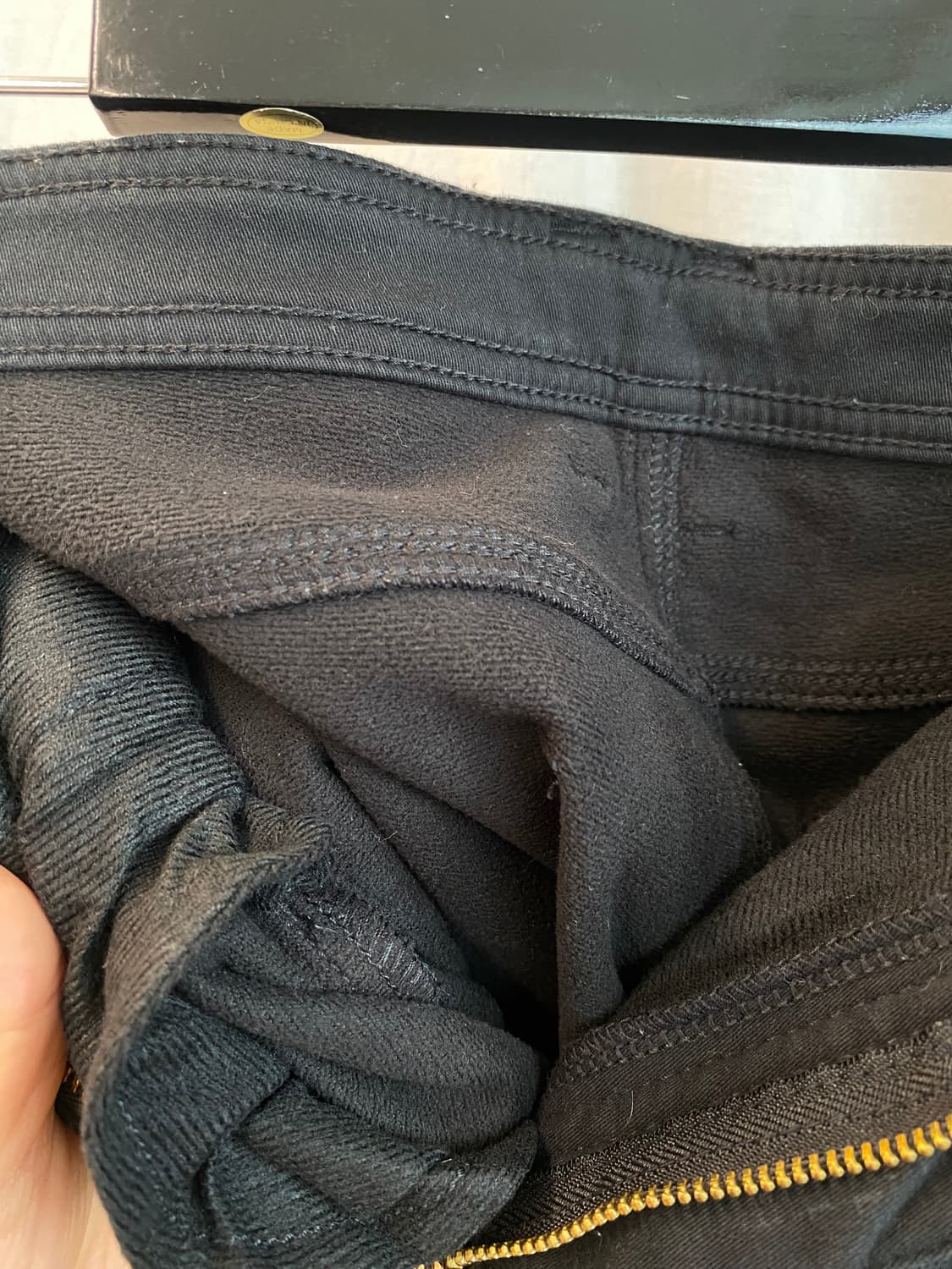 TOPVALU 기모 스트레치 블랙팬츠(27) 상품이미지6
