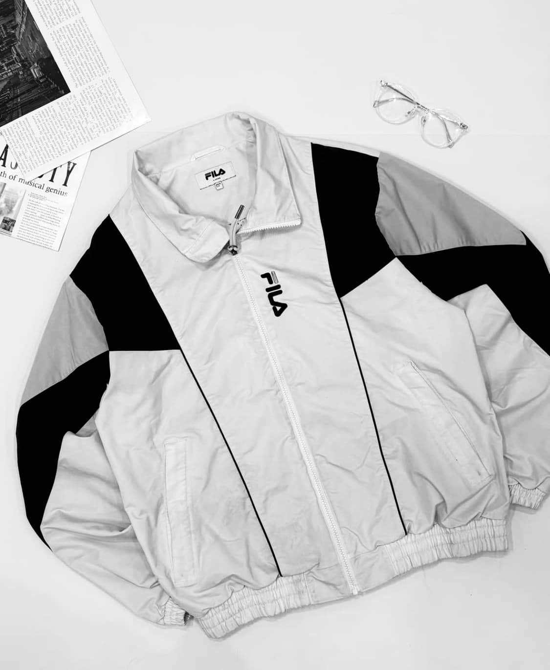 휠라 오버핏 이탈리아 바람막이 상품이미지1