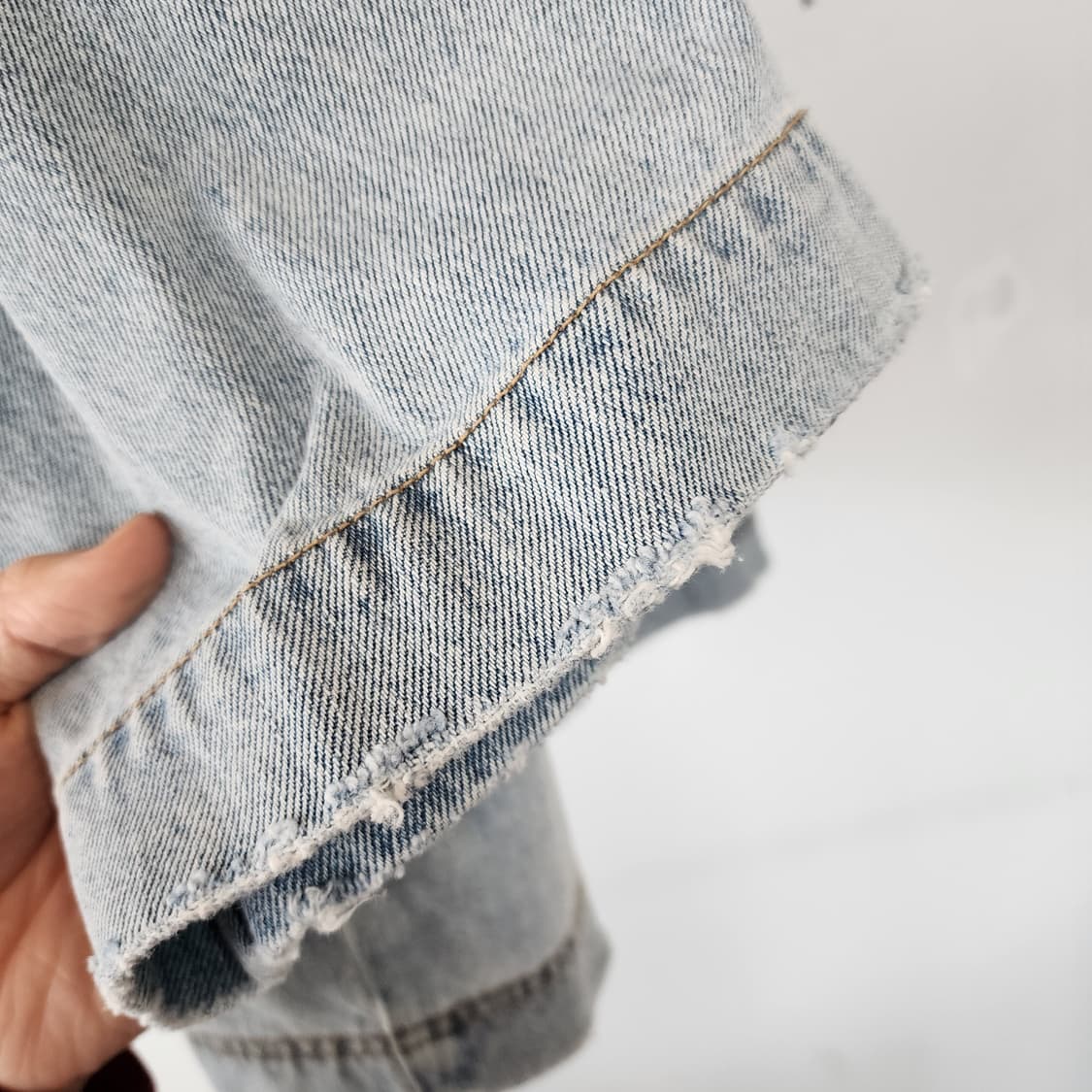 WE ARE 반팔 데님 셔츠 자켓 상품이미지4