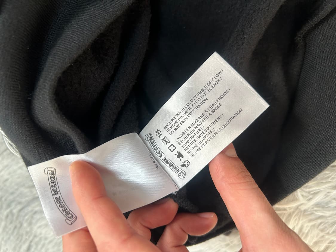 [크림구매] 크롬하츠 홀스슈 로고 맨투맨 블랙 S 상품이미지9