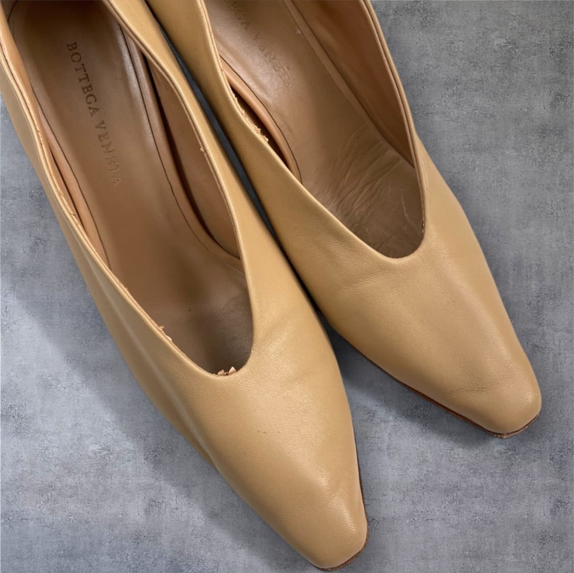 보테가 베네타 Bottega Veneta 베이지 아몬드 펌프스 힐 39 상품이미지2