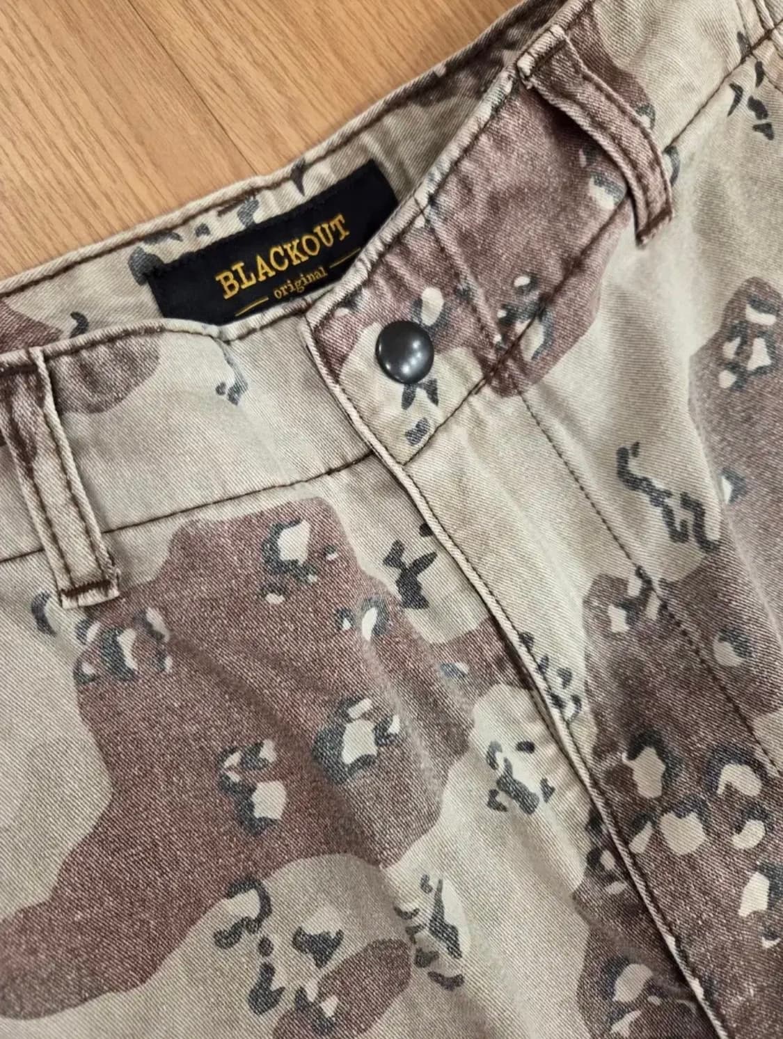 블랙아웃 데저트 초콜릿칩 카모 팬츠 상품이미지3