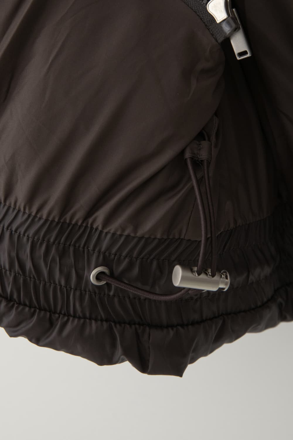 RRACE 레이스 크롭 푸퍼 크롭 자켓 브라운 상품이미지6