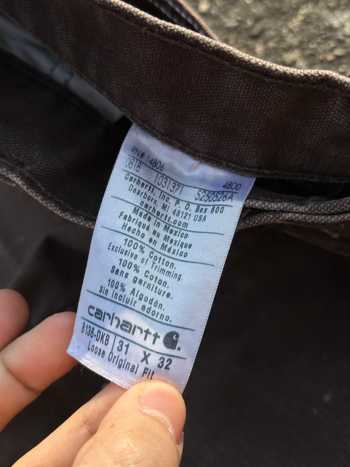 Carhartt Double Knee 칼하트 더블니 카펜터 팬츠 상품이미지4