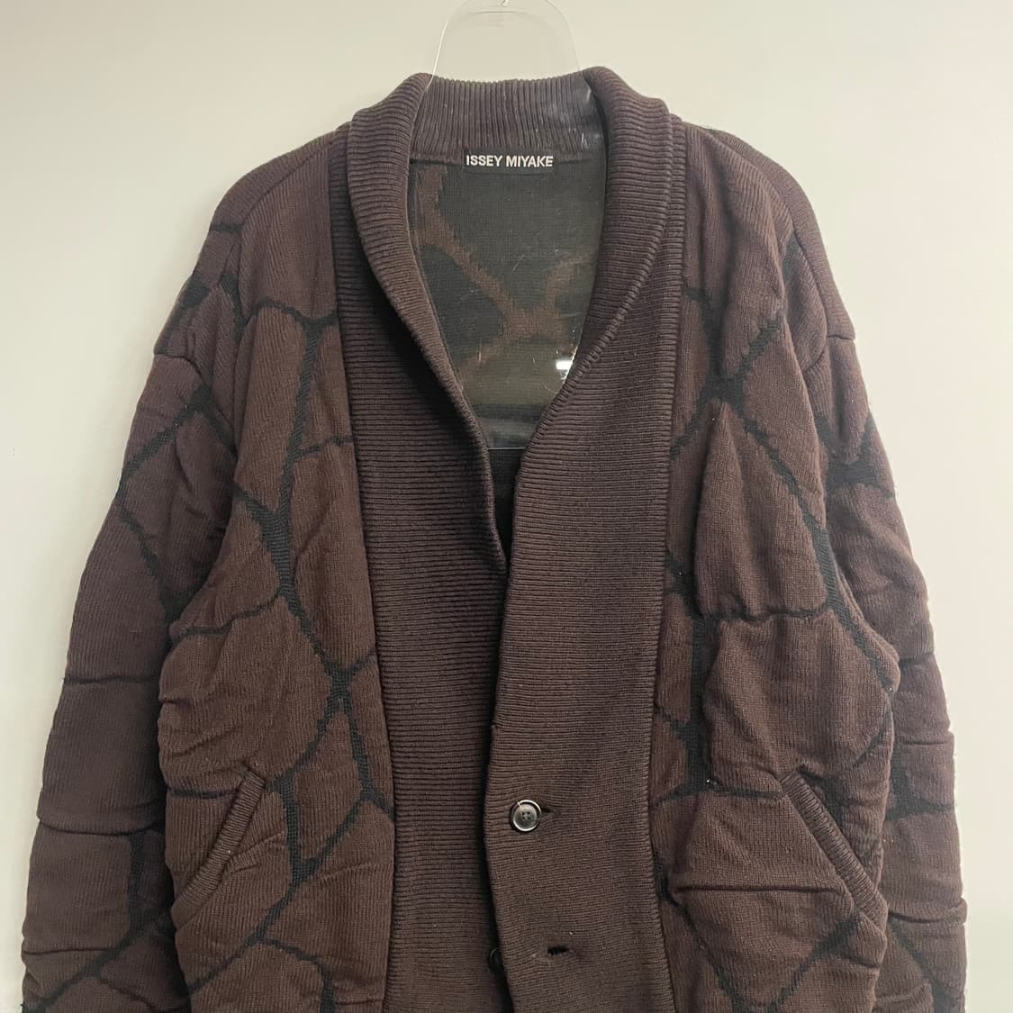 이세이미야케 주름가공 울 가디건 상품이미지2