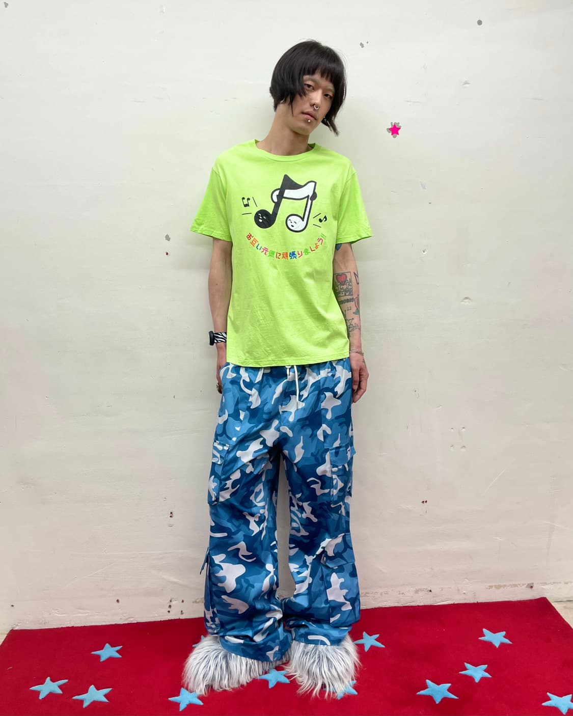cute note-drawn T-shirt  상품이미지5