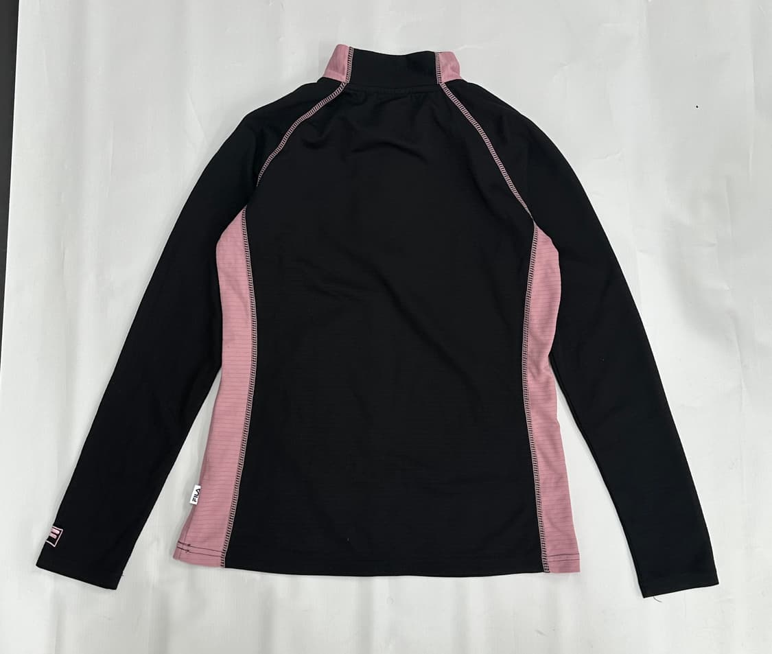 재팬 기능성 휠라 긴팔티셔츠 스포츠 스포티 반집업 아노락 트레이닝 상품이미지3