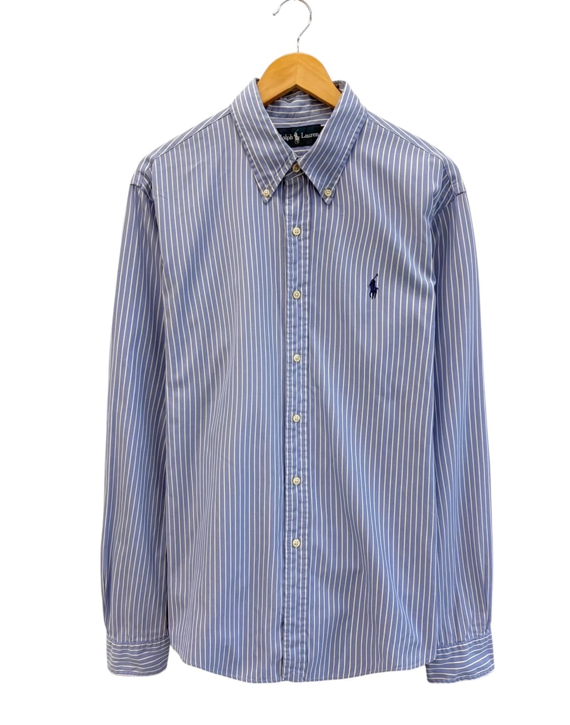 폴로 줄무늬 셔츠 스카이블루&화이트 (2XL)  상품이미지1