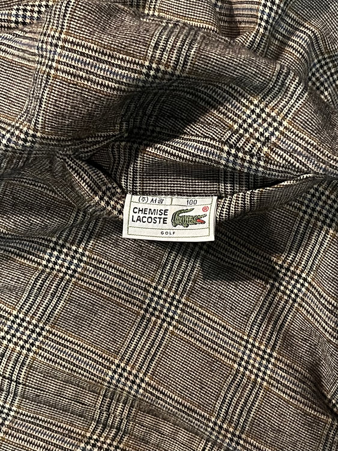 라코스테 리버시블 체크 블루종 상품이미지9