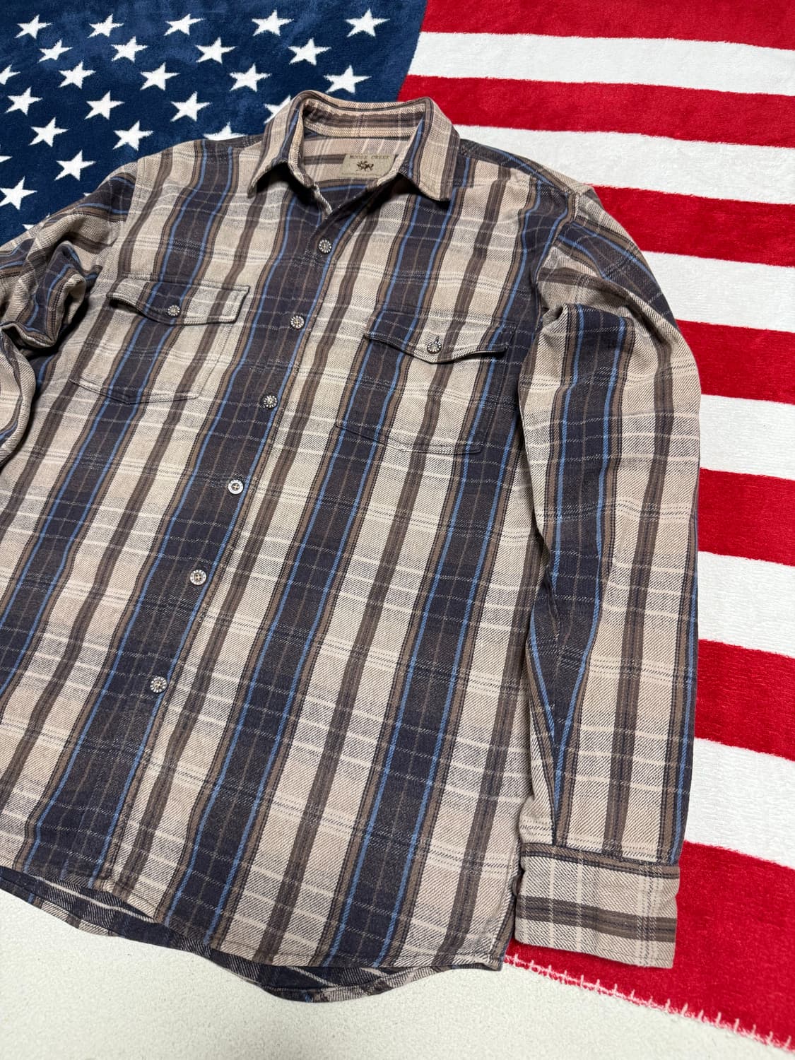 무스크릭 헤비플란넬셔츠 빈티지플란넬셔츠 moose creek빈티지워크웨어 상품이미지3