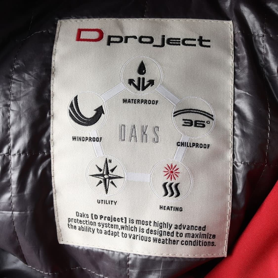 닥스 버클 라쿤퍼 구스 다운 패딩 상품이미지6