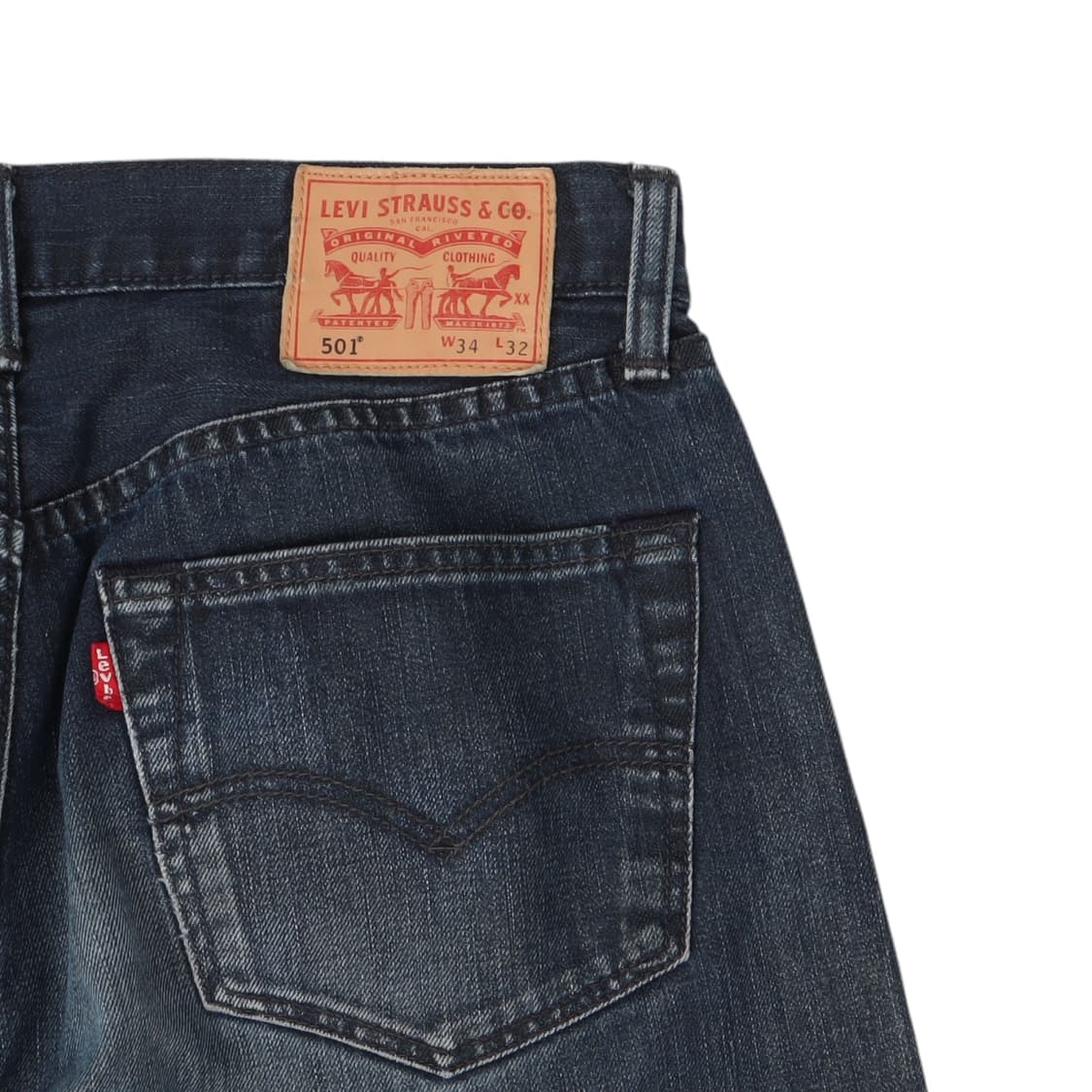 리바이스 501 이집트메이드 워싱 진 데님팬츠 상품이미지3