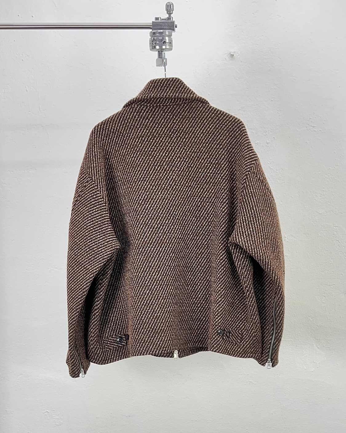 요크 23aw 프론트 하이넥 멀티 집 블루종 자켓 상품이미지7