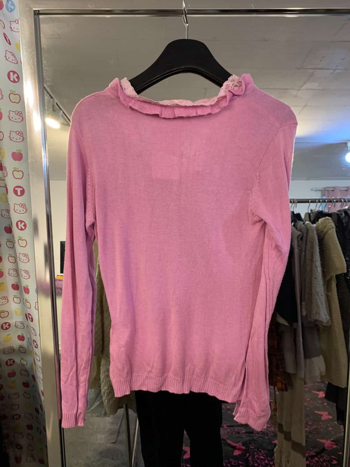 레이어드 핑크 레이스 이너티 상품이미지3