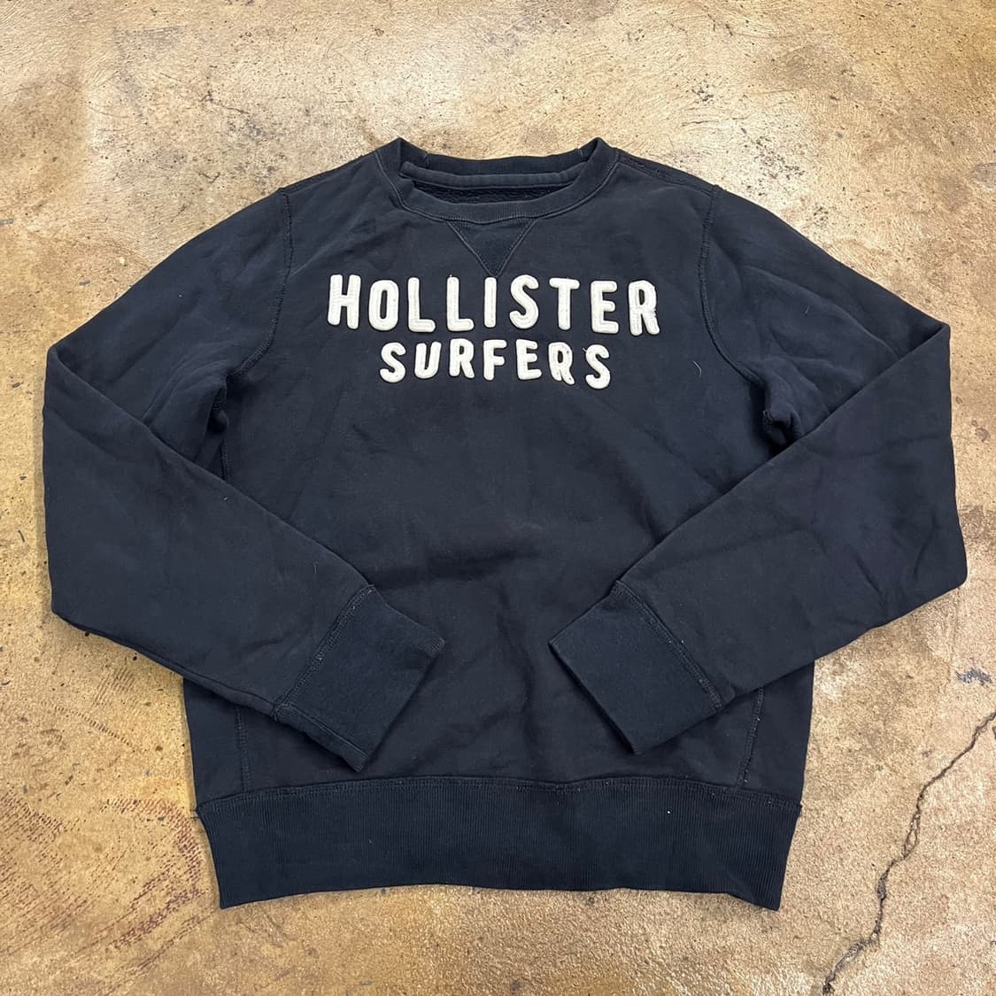 [정품/L] 홀리스터 블랙 기모 맨투맨 b19 상품이미지2