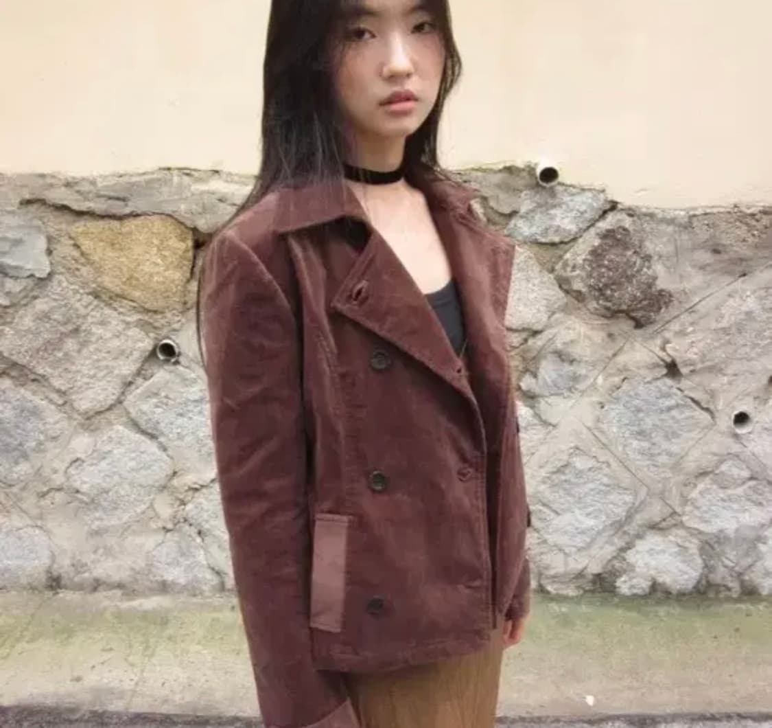 Dad 블랙 코듀로이 자켓 상품이미지3