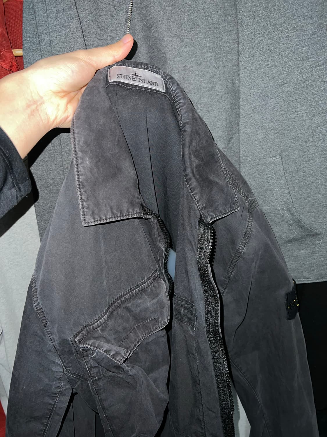 스톤아일랜드 올드이펙트 셔츠 자켓 상품이미지4