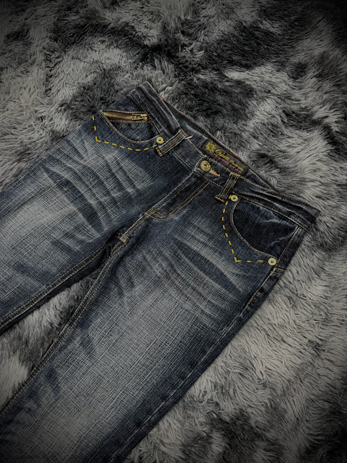 Oririn Jeans 워싱 부츠컷 데님팬츠 상품이미지3