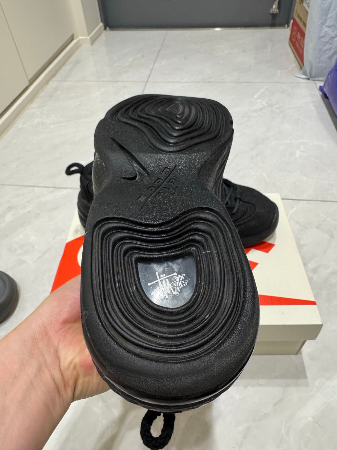 나이키 스투시 에어페니2 나투시 블랙 285 상품이미지2