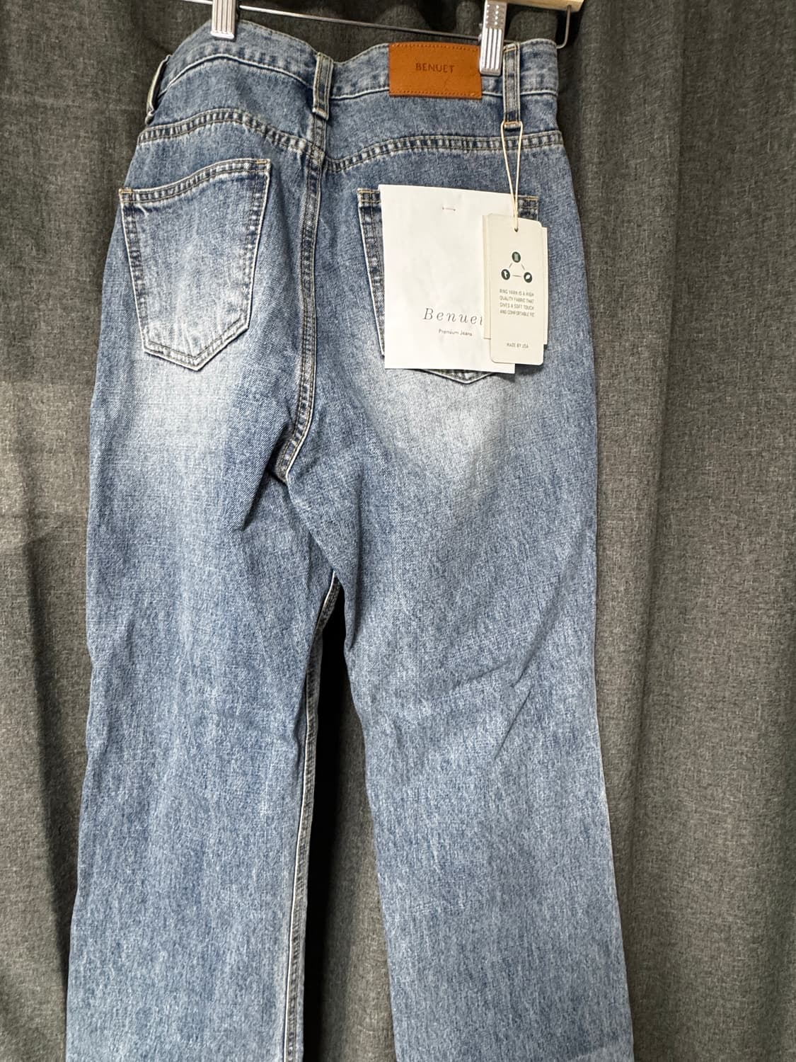 베뉴엣 Lie Denim_mid blue 새상품 (short_m) 상품이미지3
