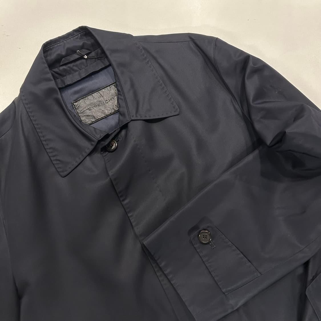 [105] 09s 지방시 견 블랙 롱 코트 B398 상품이미지3