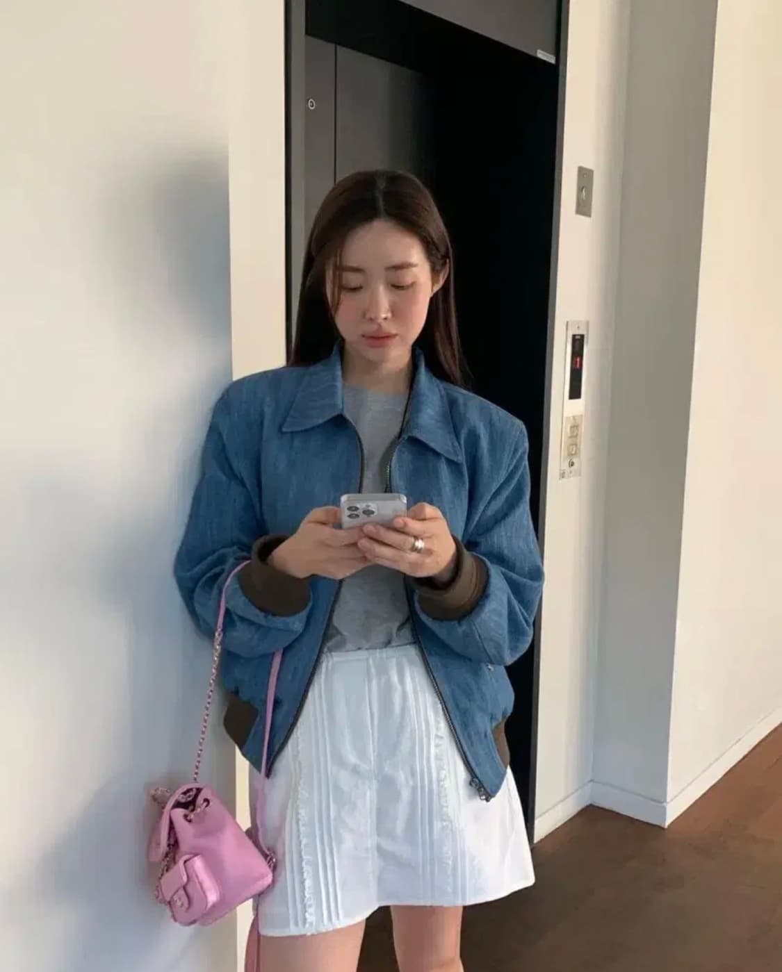 [M] 렉토 바스티아 데님 블루종 자켓 상품이미지5