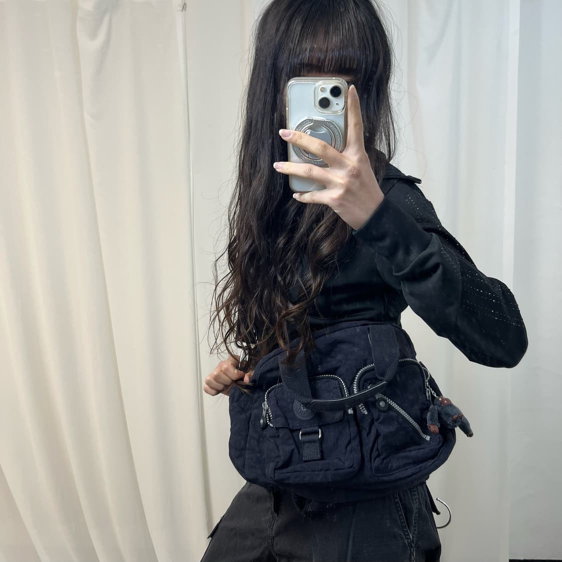 Kipling Navy Cross Bag 상품이미지1