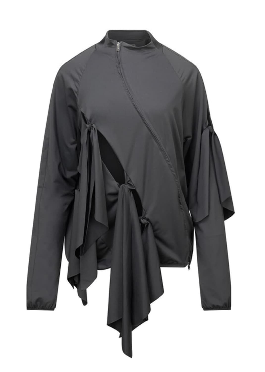 NACHE TIE JERSEY JAKET 차콜 상품이미지1