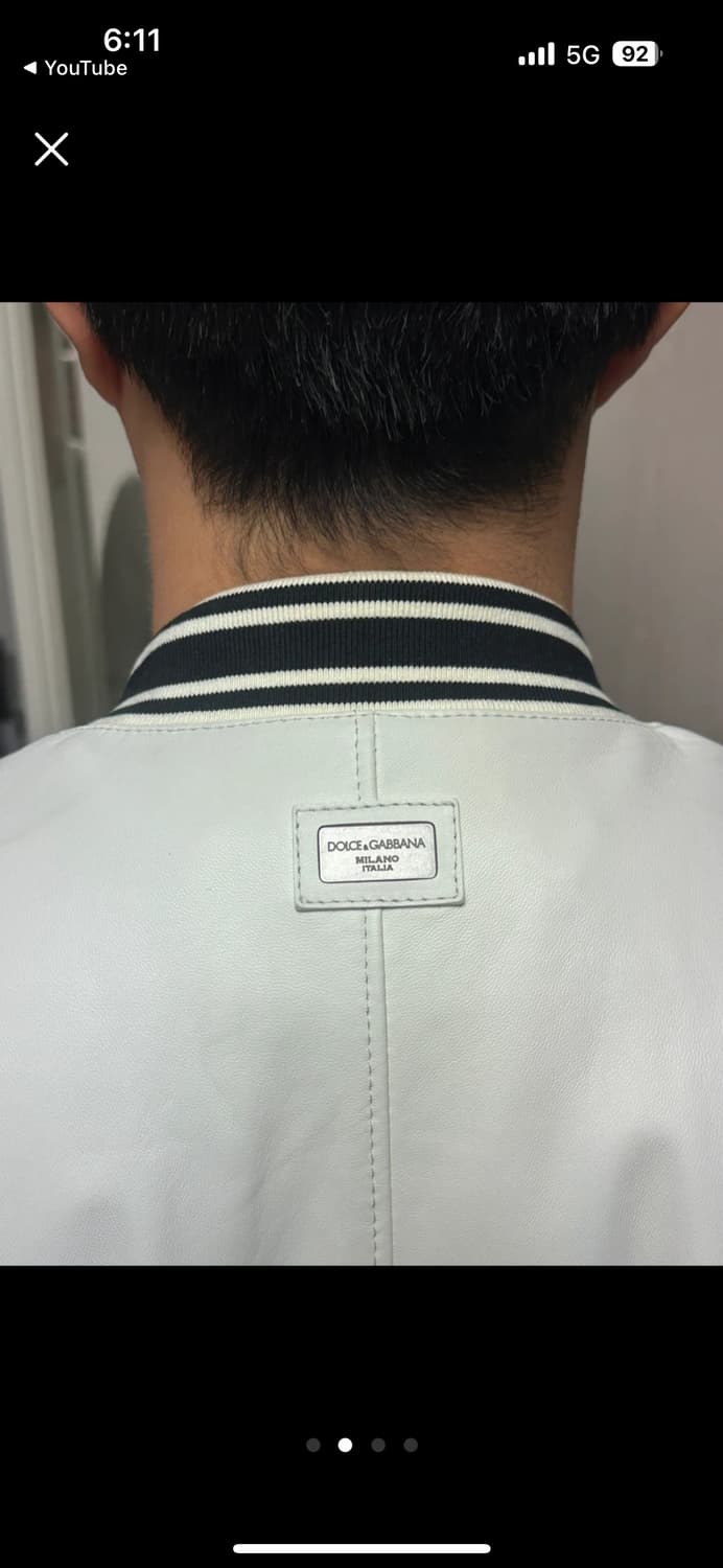 돌체앤가바나 가죽 자켓 미개봉 새상품 상품이미지2