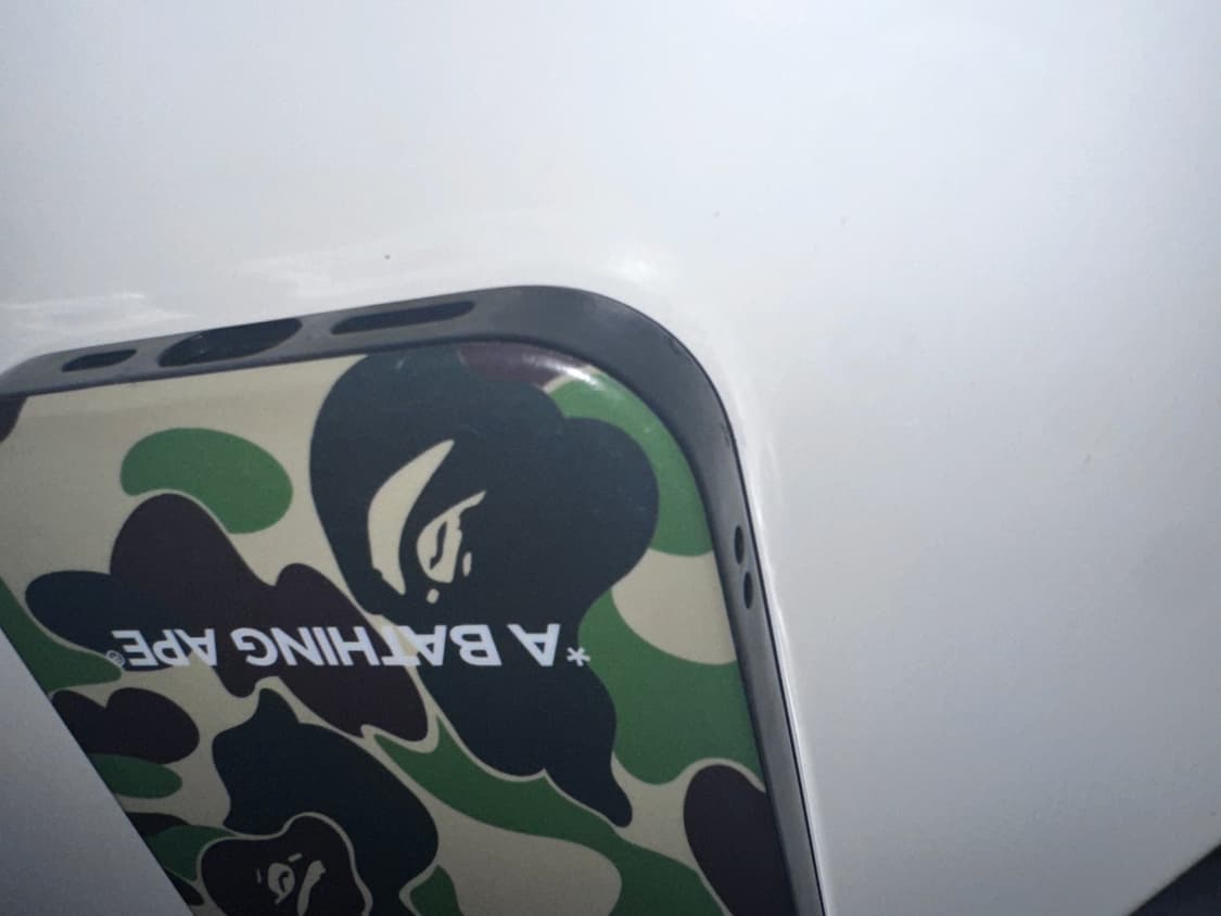 베이프 ABC 카모 아이폰 14 프로 케이스 그린 상품이미지5