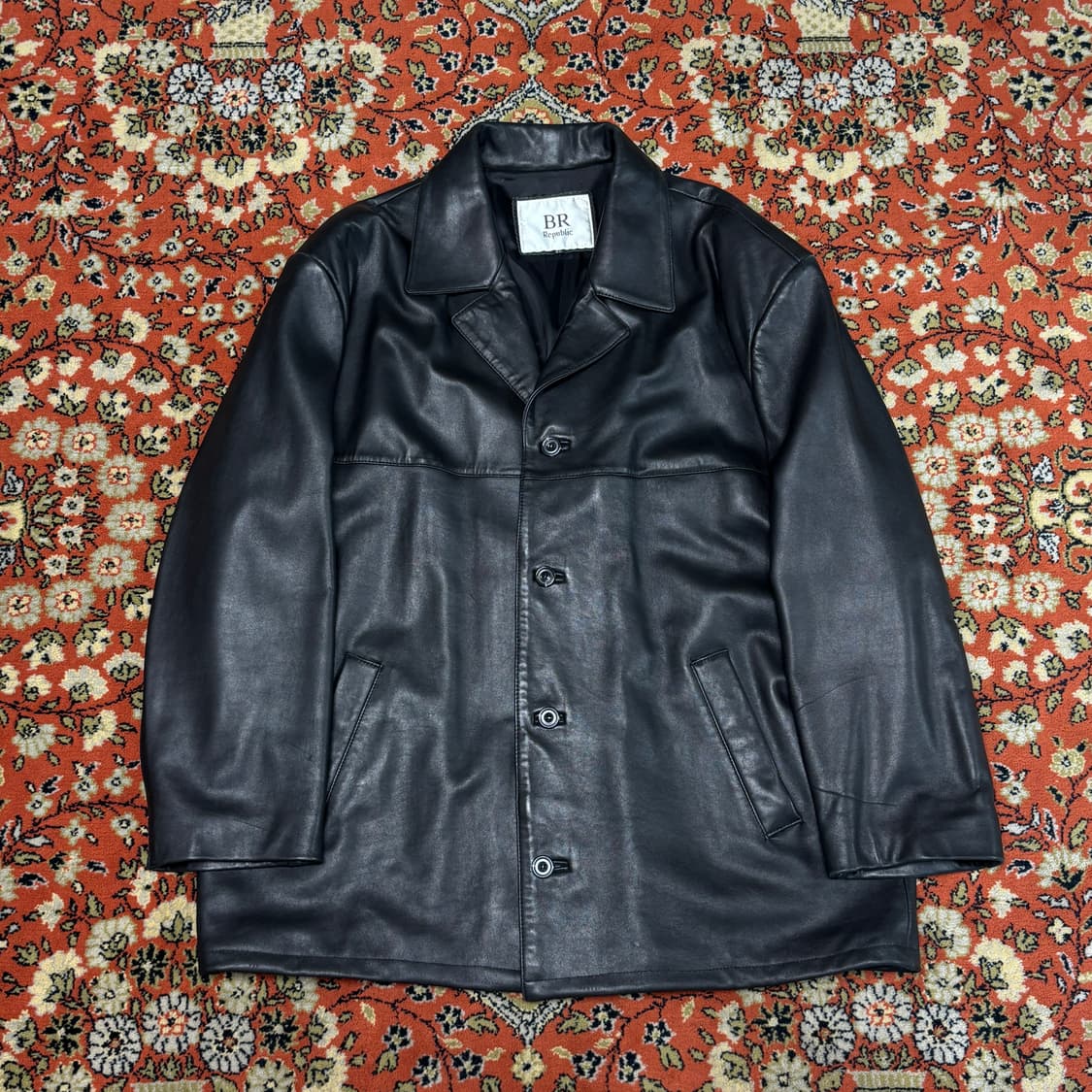 [XL] BR REPUBLIC 램스킨 카코트 가죽자켓 상품이미지1
