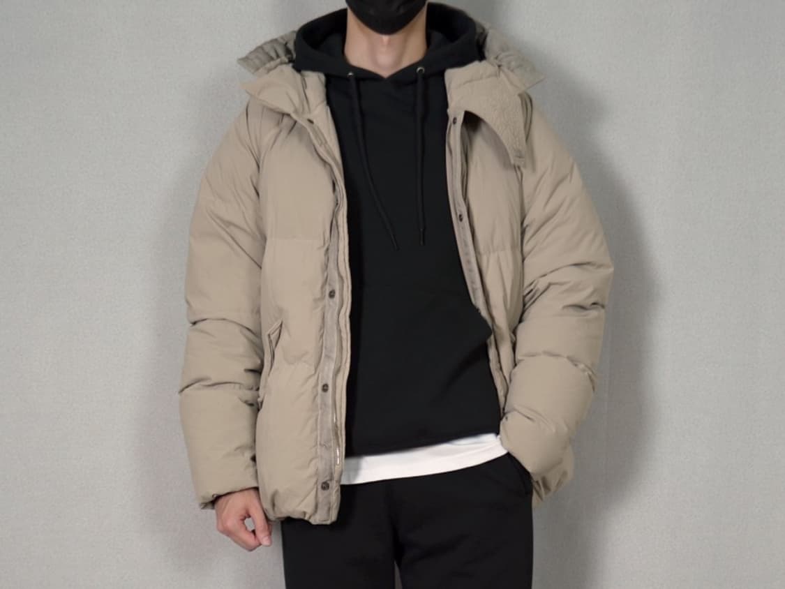 텐씨 아틱 거즈화이트 52 사이즈 패딩 상품이미지5