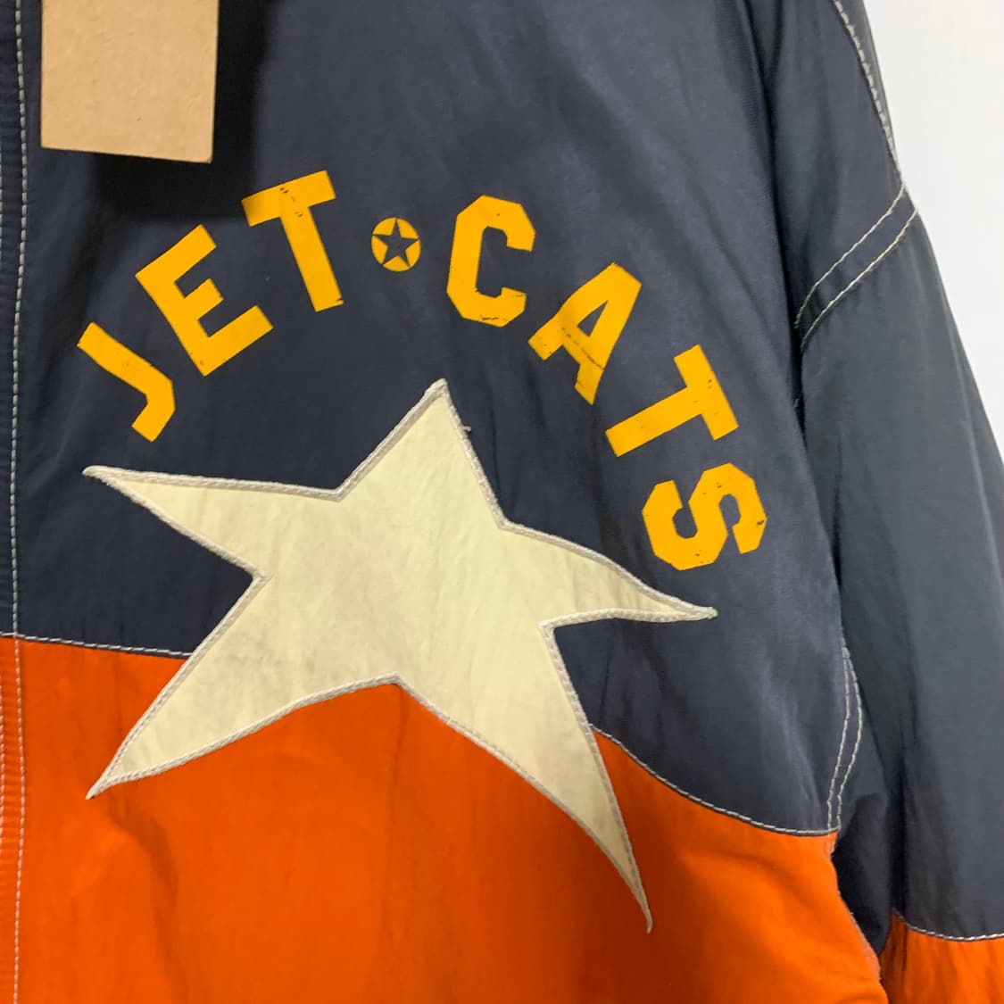 jpn 일본 빈티지 오렌지 스타 후드 바람막이 2010s 상품이미지6