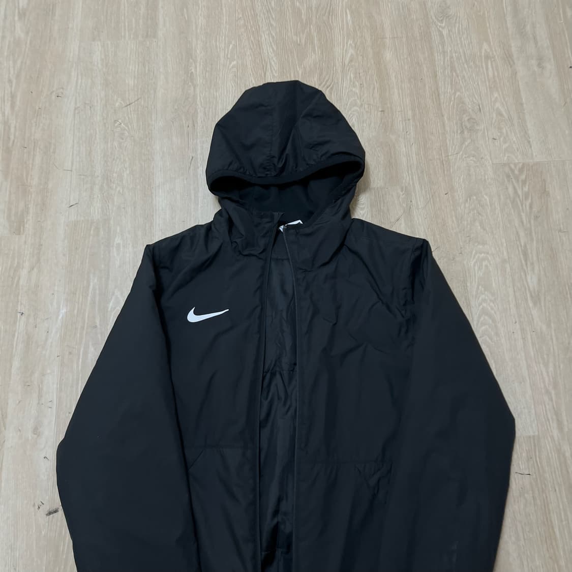나이키 스우시 후드 경량 롱패딩 S/90  상품이미지2