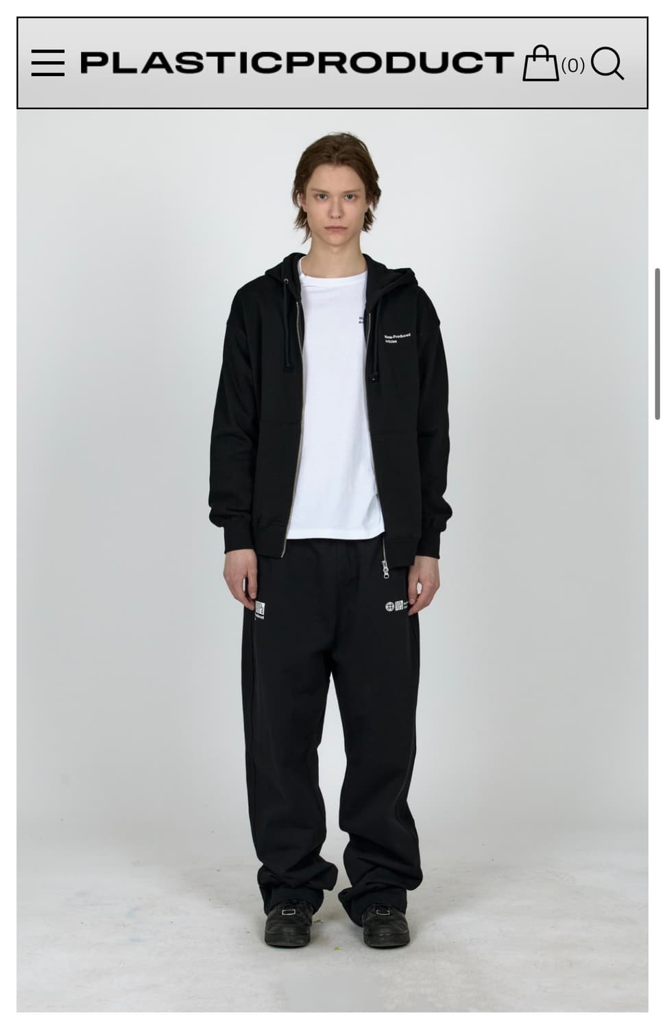 플라스틱프로덕트 후드집업 M 상품이미지3