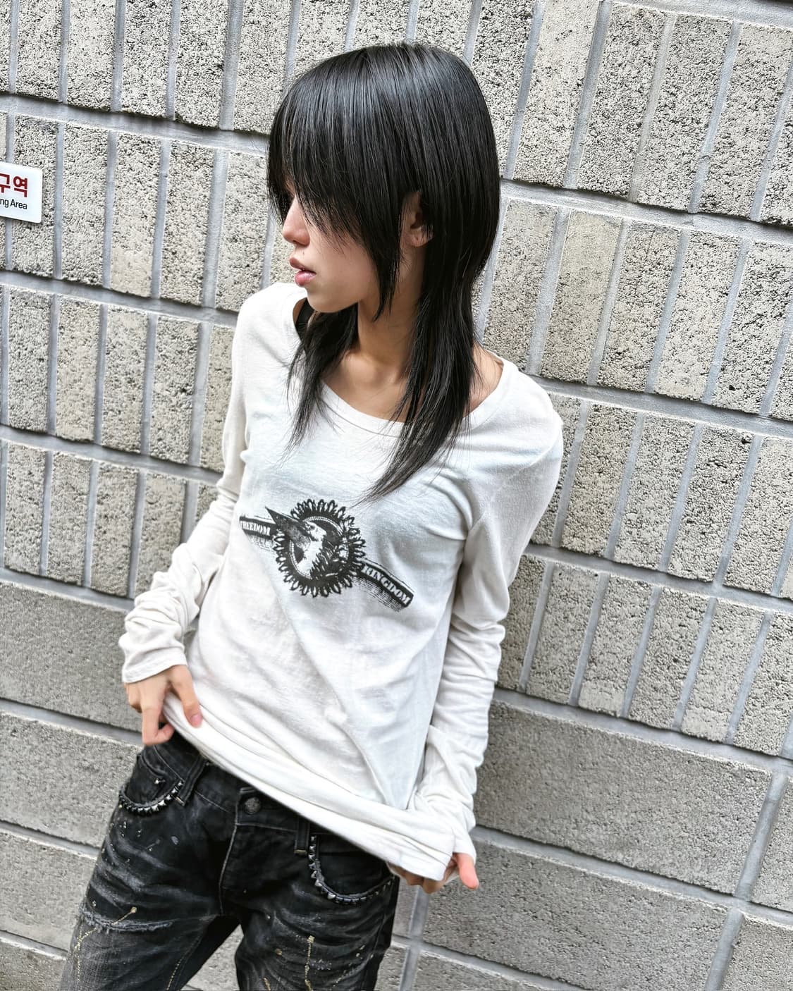 LGB 그런지 아트워크 롱 슬리브 상품이미지5