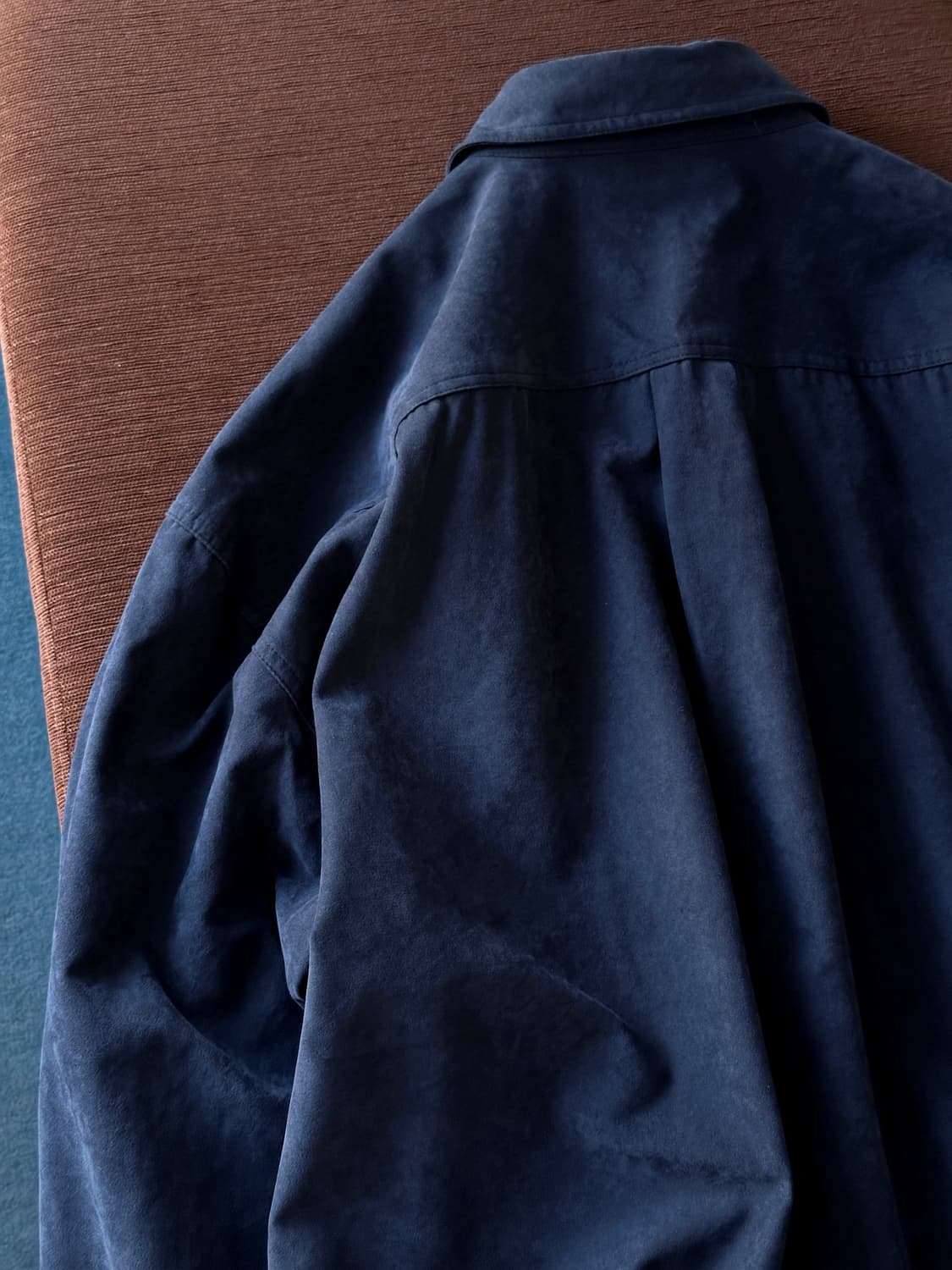 Fake suede fabric L/S shirt 상품이미지6