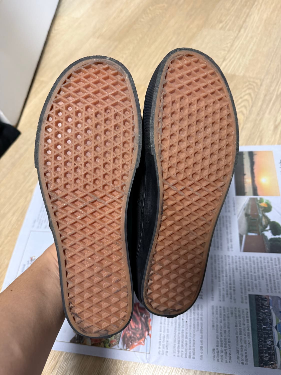 반스 어센틱 캔버스 올블랙 280 상품이미지5