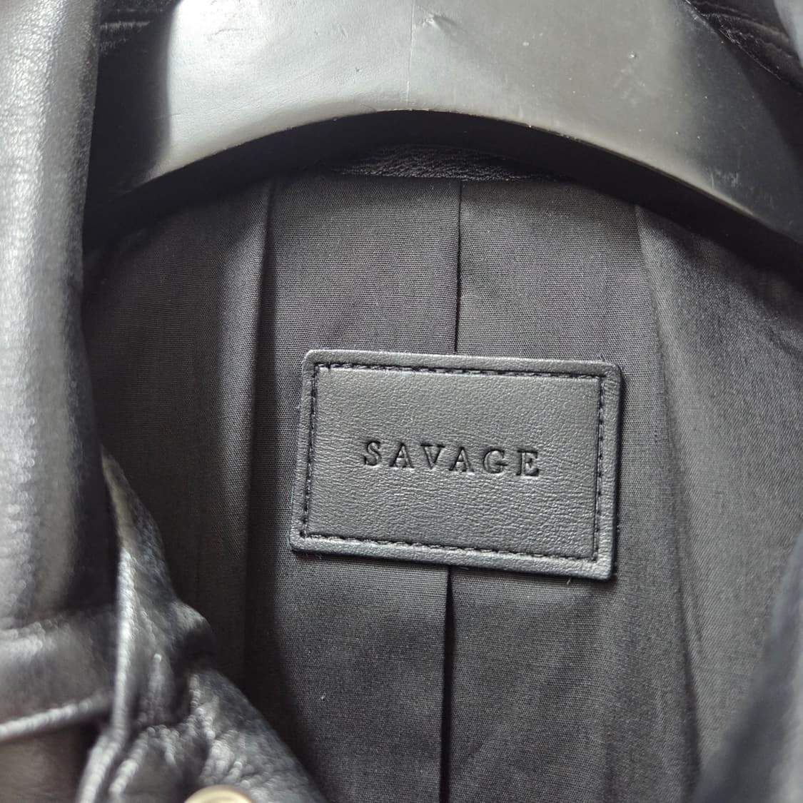savage 세비지 레더 트러커 자켓 (L) 새상품급 상품이미지6
